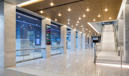 A High-Tech Terminal​ - Free public WiFi 6 allows passengers throughout the entire train hall to seamlessly join conference meetings, view 8K movies, transfer large files and connect remotely.