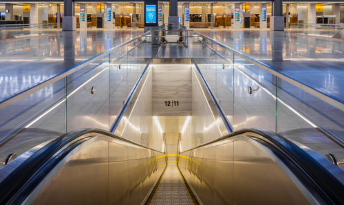 A Seamless Travel Experience - The Train Hall features dedicated escalator and elevator access for each platform serving passengers of all abilites.